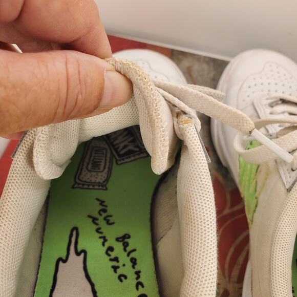 NB Numeric 272 Frankly 272 New Balance Skater White Green Villani Clean Size 8.5 main image 5